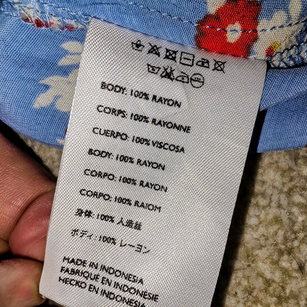 Faithfull the Brand Sky Blue Floral Tie-Sleeve Midi Dress - Picture 10 of 12